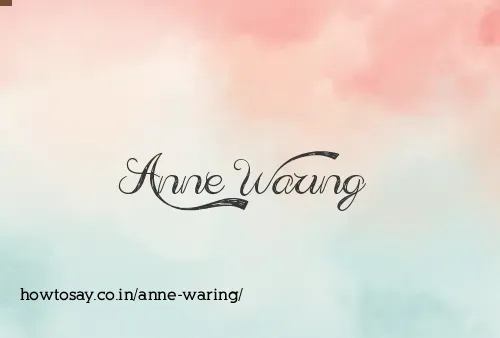 Anne Waring