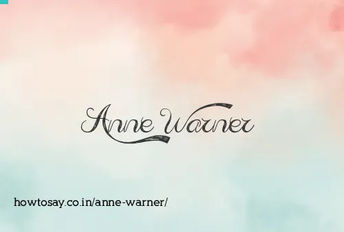 Anne Warner