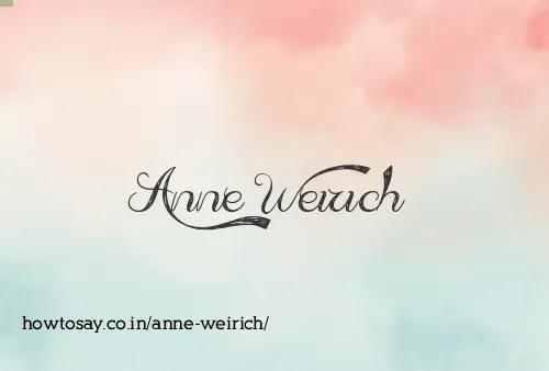 Anne Weirich