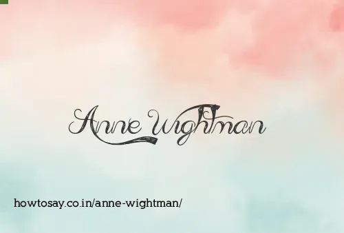 Anne Wightman