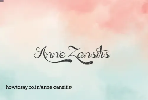 Anne Zansitis