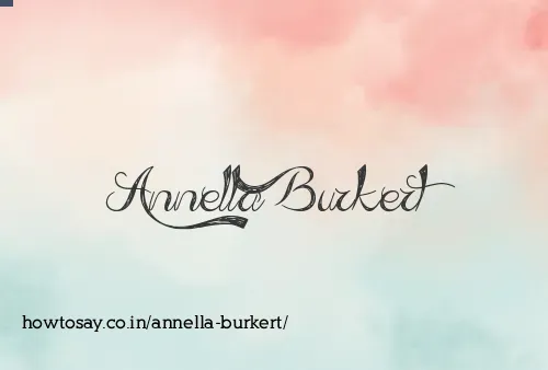 Annella Burkert