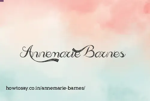 Annemarie Barnes