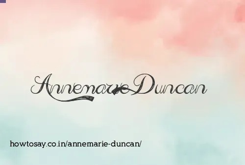 Annemarie Duncan