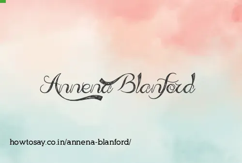 Annena Blanford