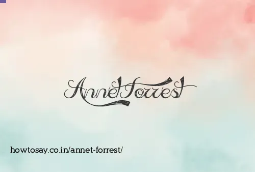Annet Forrest