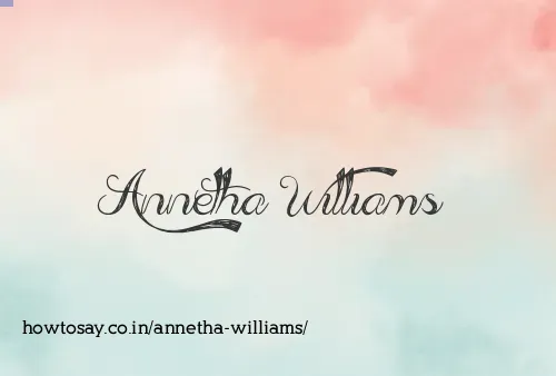 Annetha Williams