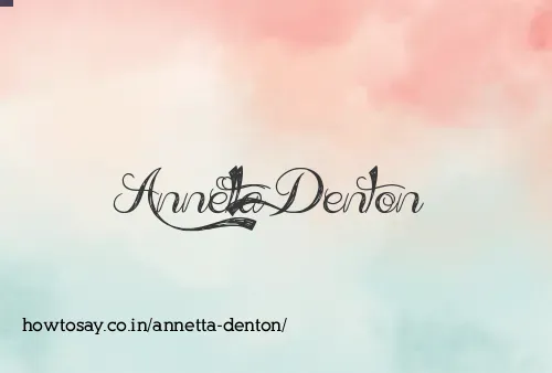 Annetta Denton