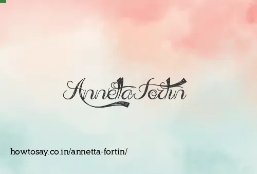 Annetta Fortin