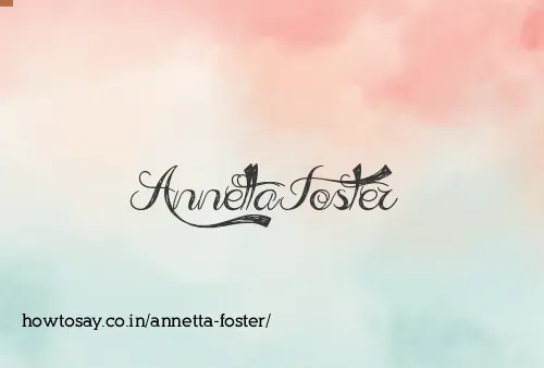 Annetta Foster