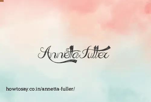 Annetta Fuller