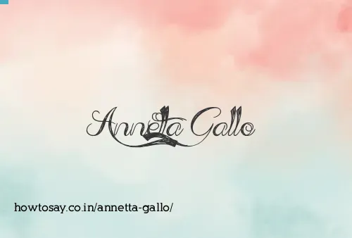 Annetta Gallo