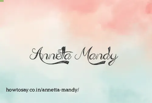 Annetta Mandy