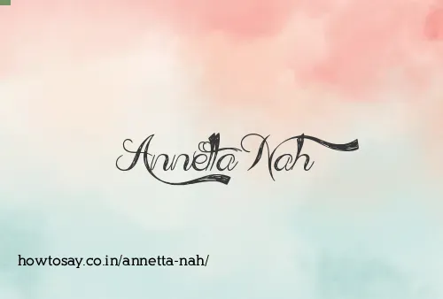 Annetta Nah