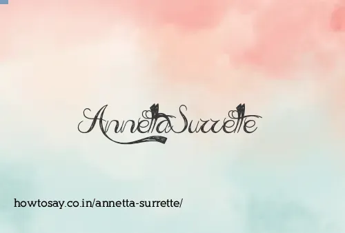Annetta Surrette