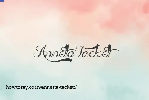 Annetta Tackett