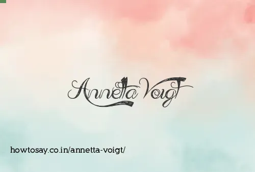 Annetta Voigt