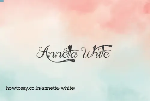 Annetta White