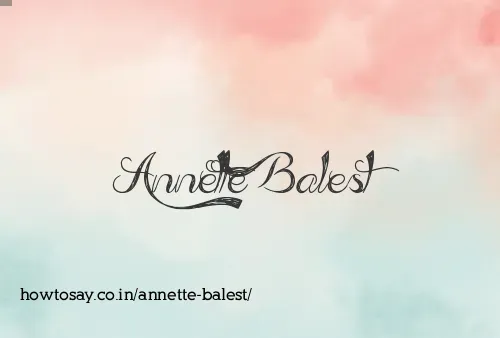 Annette Balest