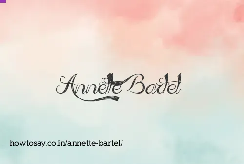 Annette Bartel