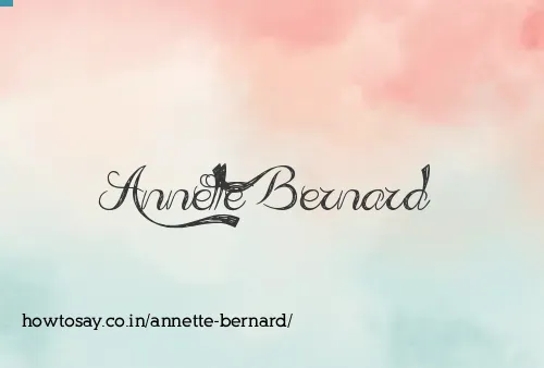 Annette Bernard