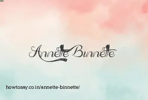 Annette Binnette
