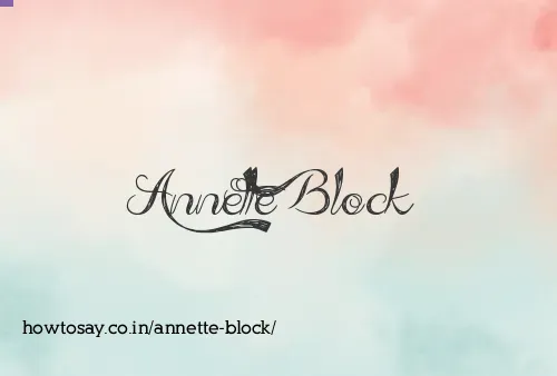 Annette Block