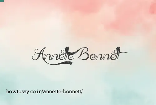 Annette Bonnett