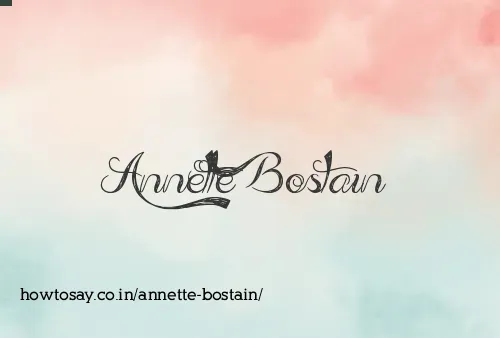 Annette Bostain