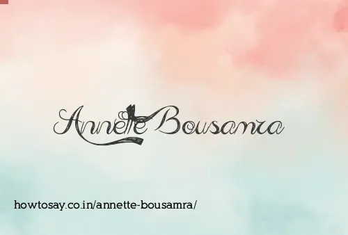 Annette Bousamra