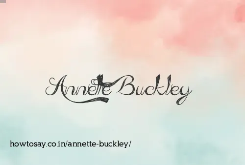Annette Buckley