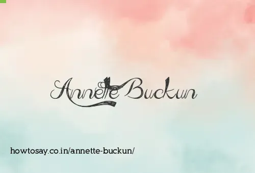Annette Buckun