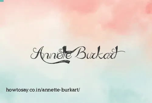 Annette Burkart