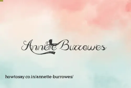 Annette Burrowes