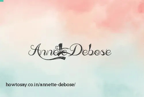 Annette Debose