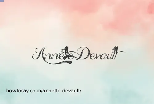 Annette Devault