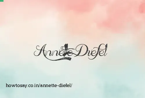 Annette Diefel