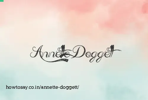 Annette Doggett