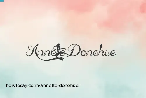 Annette Donohue