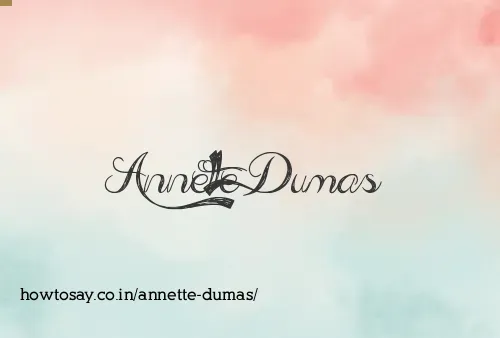 Annette Dumas