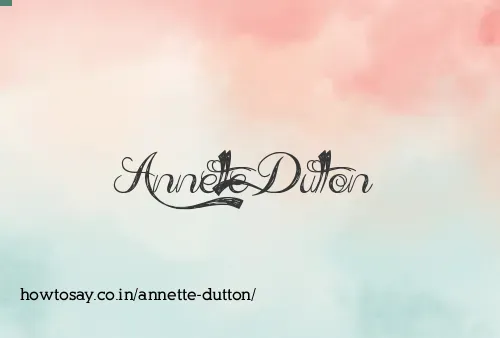 Annette Dutton