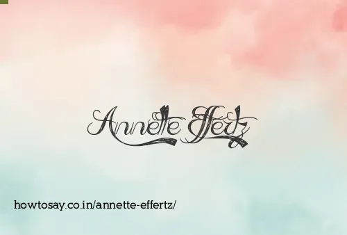 Annette Effertz