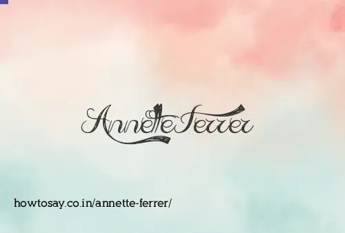 Annette Ferrer