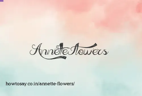 Annette Flowers