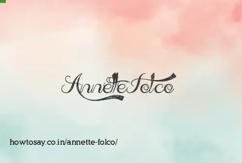 Annette Folco