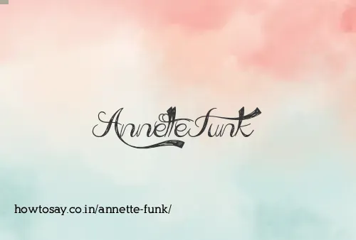 Annette Funk
