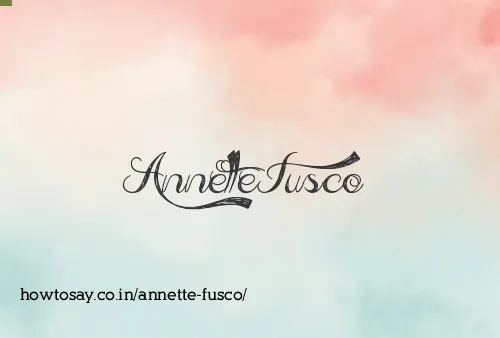 Annette Fusco