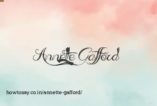 Annette Gafford