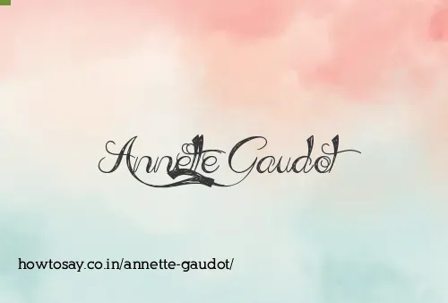 Annette Gaudot