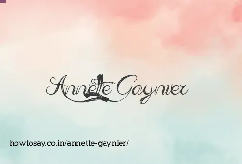 Annette Gaynier